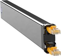 PATCHBOX 365 CAT.6A STP CASSETTE YELLOW 0,8M  PATCHBOX 365 CAT.6A STP CASSETTE YELLOW 0,8M