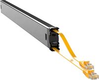 PATCHBOX PLUS+ CAT.6A STP CASSETTE YELLOW LR 1,8M + 0,7M  PATCHBOX PLUS+ CAT.6A STP CASSETTE YELLOW LR 1,8M + 0,7M