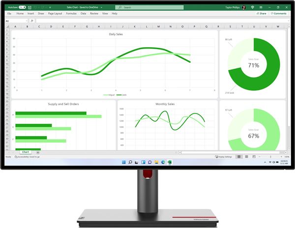 LENOVO MONITOR THINKVISION P27q-30 68.6cm (27'') 2560X1440 QHD HDMI DP