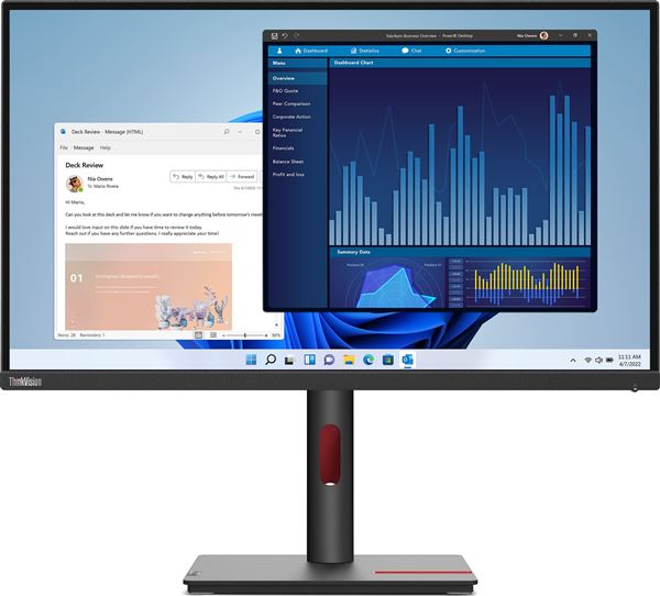 LENOVO MONITOR THINKVISION T27p-30 68.6 cm (27'') 3840x2160 QHD HDMI DP USB-C