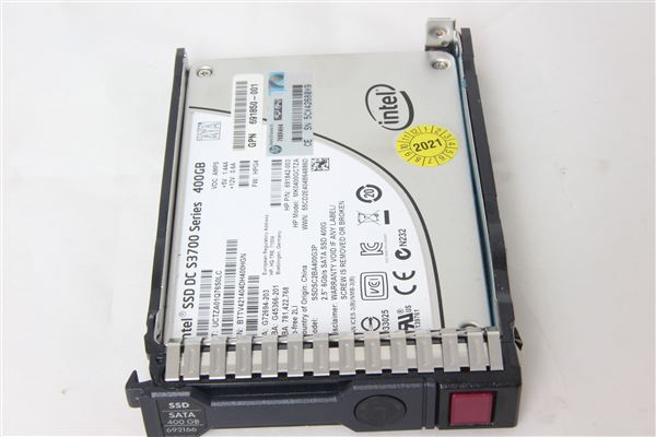 HPE SSD 400GB 6G SATA 2.5-INCH MULTI LEVEL CELL (MLC) SCS
