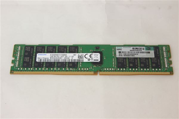 HPE MEM 32GB 2Rx4 DDR4-2400MHz RDIMM PC4-19200 ECC CL17 1.2V