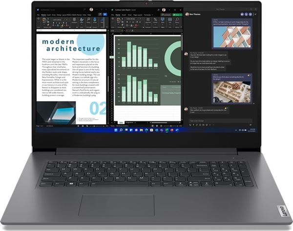 LENOVO V17 G4 INTEL CORE i7 1355U 1.7GHz 16GB 512GB INTEL IRIS XE 43.9cm (17.3'') WIN11 PRO GE KB