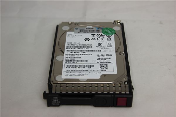 HPE HDD 300GB 10K SAS 2.5''