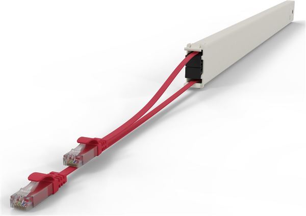 PATCHBOX.ONE 46RU CAT.6A UTP CASSETTE RED 1,8M + 0,7M
