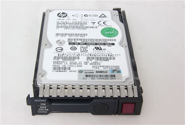 HPE HDD 300GB 10K SAS SFF 2.5'' DUAL-PORT 6GB/SEC HOTPLUG