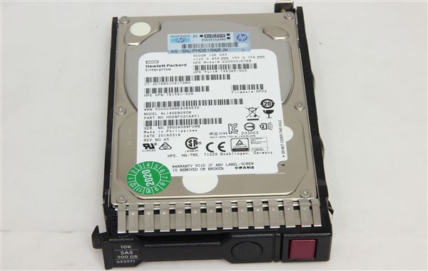 HPE HDD 900GB 10K 2.5'' SFF 6G