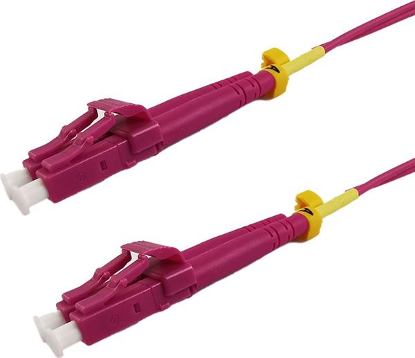 GRAFENTHAL OPTICAL FIBRE CABLE OM4 LC/UPC-LC/UPC LSZH 0.50M VIOLET