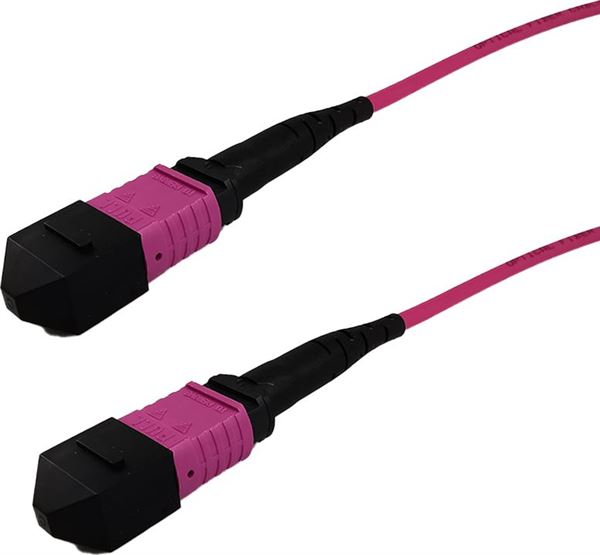 GRAFENTHAL OPTICAL FIBRE CABLE OM4 MPO/UPC-MPO/UPC LSZH 1.00M VIOLET