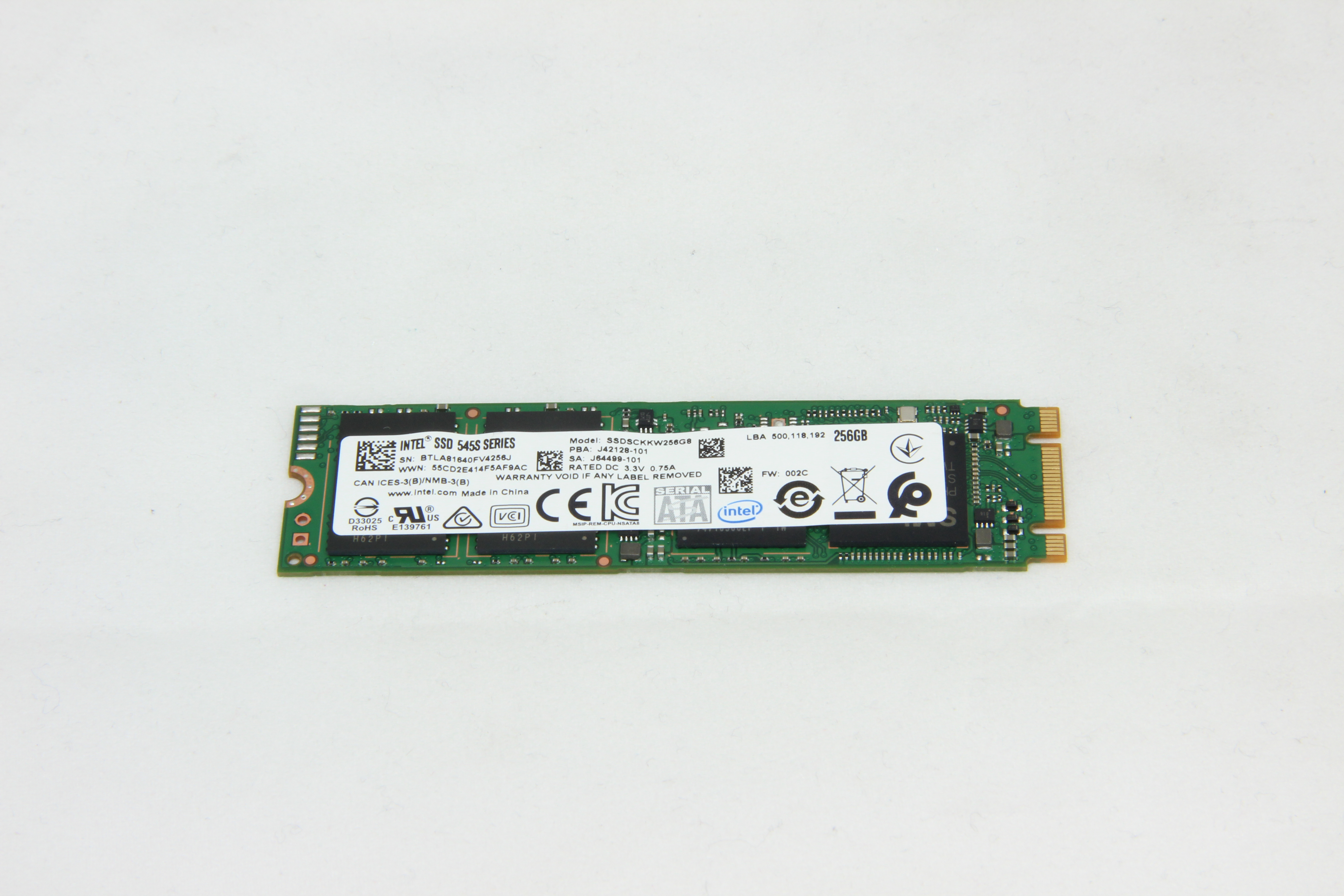 Ssdsckkw256g8 on sale