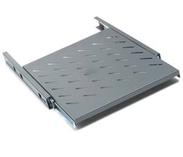 GRAFENTHAL SHELF 19'' D550 PULL-OUT MAX. 50KG BLACK, 550MM TIEF