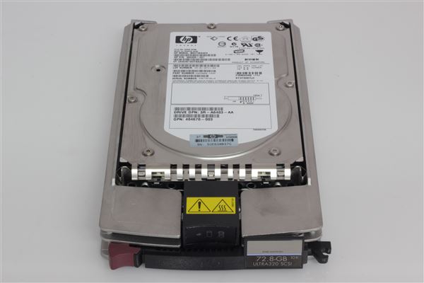 HPE HDD 72.8GB U320 HPL 10K 3.5'' (SPARE: 289042-001, 404709-001)