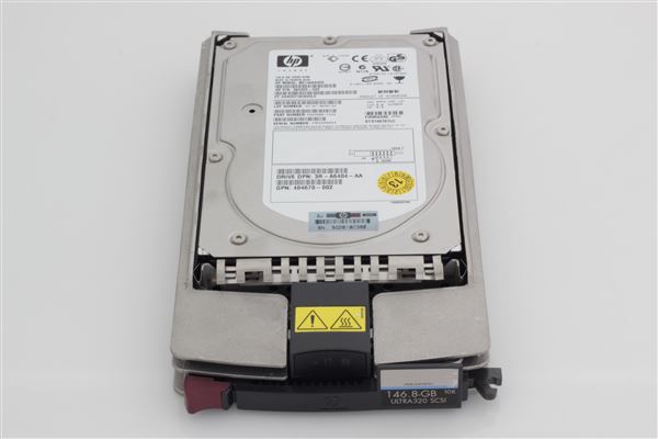 HPE HDD 146GB 10K U320 SCSI (OPT: 286716-B22, SPARE: 404708-001)