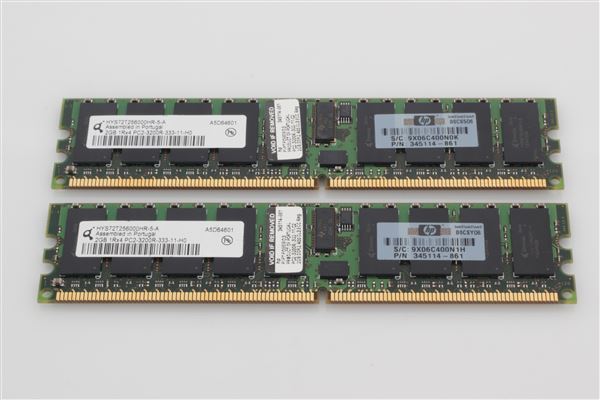 HPE MEM 4GB KIT (2x2GB) ADVANCED PC3200 DDR2 FOR 37/38G4 5xG3 (SPARE 359243-001)