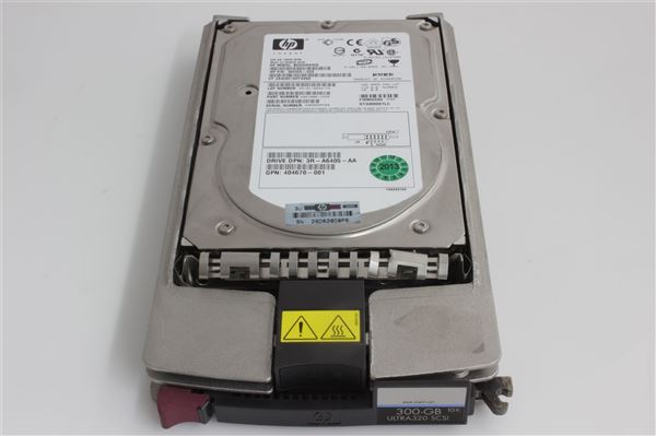 HPE HDD 300GB 10K U320 SCSI 1'' HOTPLUG (OPT: 350964-B22, SPARE: 404701-001)