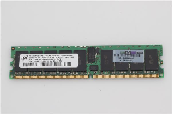 HPE MEM 1GB MODULE PC2-3200 FOR DL380 G4