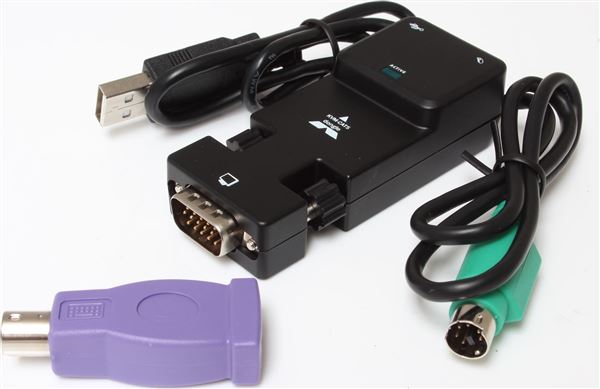 GRAFENTHAL KVM-DONGLE FOR CAT5-KVM 1x VGA, 2xPS2, 1x USB ADAPTER