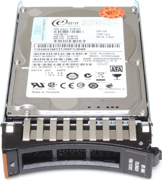 IBM HDD 500GB SATA 7.2K NL SFF SLIM-HOT SWAP, 2.5'' 6GBPS