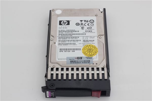 HPE HDD 72GB SAS 15K 2.5'' SINGLE PORT DRIVE