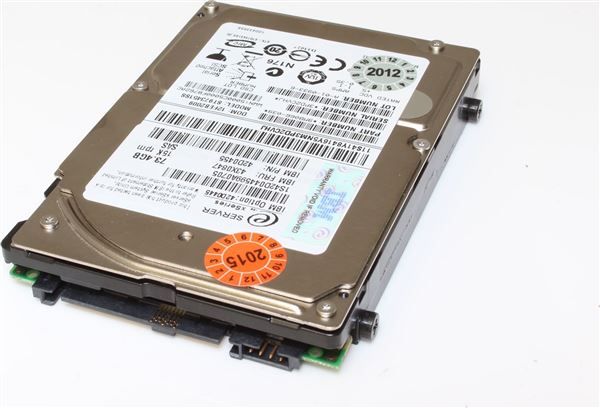 IBM HDD 73GB 15K SAS SFF 2.5'' NON HS RoHS FOR BLADESERVER