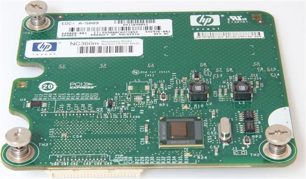 HPE NC360M DUALPORT NIC 1GBE BLC ADP