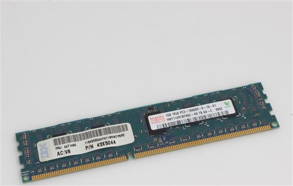 IBM MEM 1GB PC3-10600 CL9 ECC DDR3 VLP RDIMM 1333MHZ