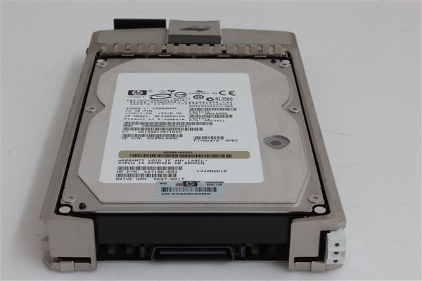 HPE HDD 450GB FC 15K DUAL PORT 2/4GBS 1''