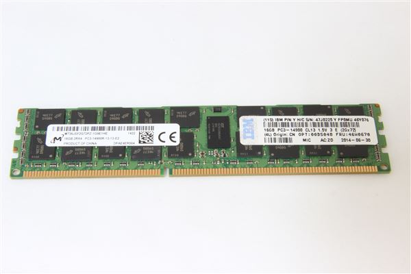 LENOVO MEM 16GB 2Rx4 DDR3-1866MHz RDIMM PC3-14900 ECC CL13 1.5V