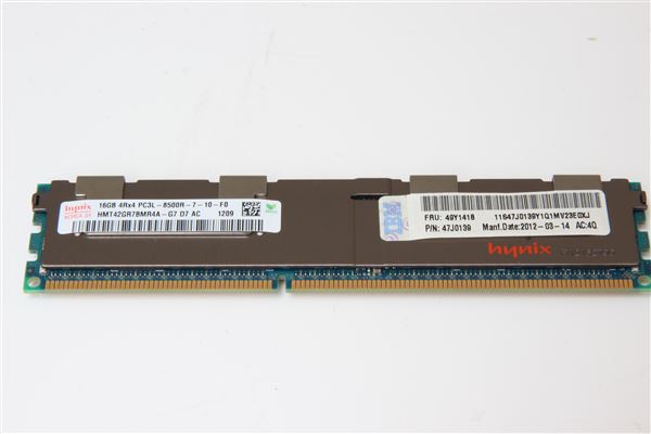 IBM MEM 16GB PC3-8500 DDR3 1066MHz 4Rx4 SDRAM RDIMM CL7