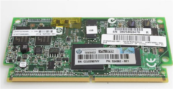 HPE SA1024MB FLASH BACKED WRITE CACHE NUR FUER SA P410i