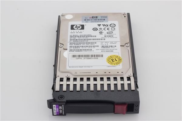 HPE HDD 146GB SAS 6G 10K SFF DUAL PORT HOT SWAP 2.5''