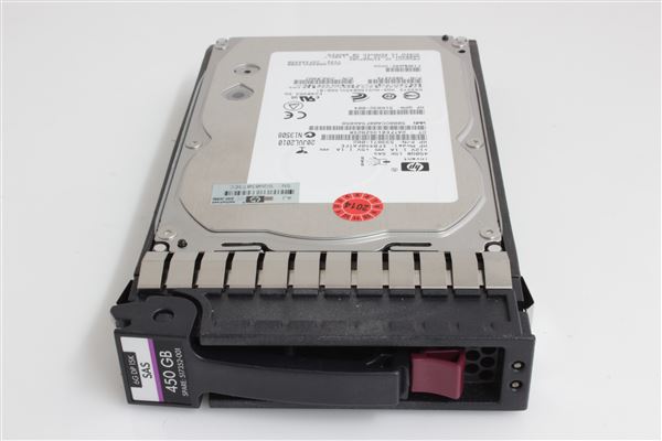 HPE HDD 450GB SAS 15K RPM 6G HOT PLUG LFF