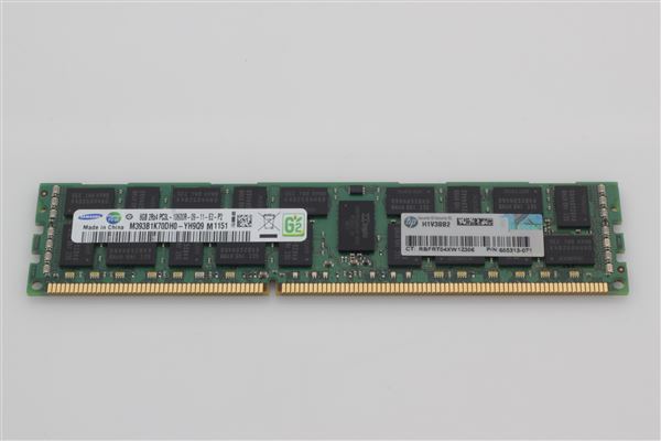 HPE MEM 8GB 2Rx4 DDR3-1333MHz RDIMM PC3-10600 CL9