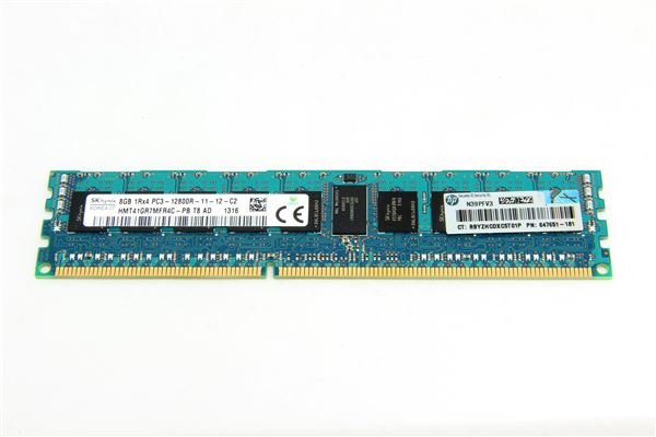 HPE MEM 8GB 1600MHz PC3-12800R DDR3 RDIMM