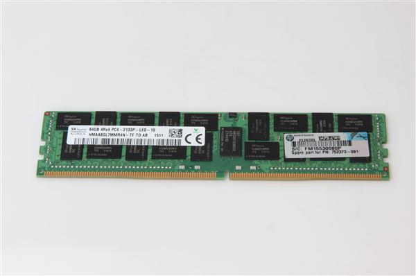 HPE MEM 64GB 4Rx4 DDR4-2133MHz LRDIMM PC4-17000 CL15 1.2V