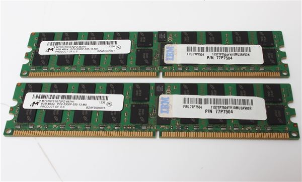 IBM MEM 16GB (2x8GB) PC2-3200 400MHz DIMM 240-PIN ECC