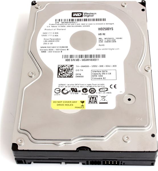 DELL HDD 250GB SATA-II 7200 RPM 3.5''