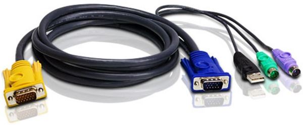 ATEN KVM SWITCH CABLE USB PS/2 3M