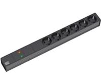 BACHMANN IT PDU BASIC 230V 19'' 1U 2M BLACK