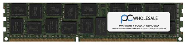 IBM MEM 16GB PC3-12800 DDR3-1600 2Rx4 1.35V EXX