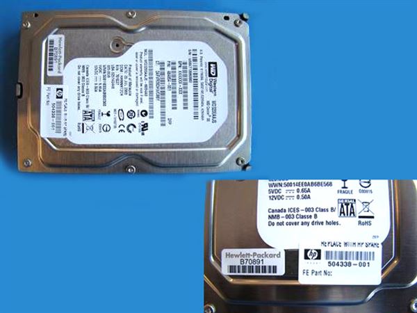 HEWLETT-PACKARD 320GB,SATA3,SEC