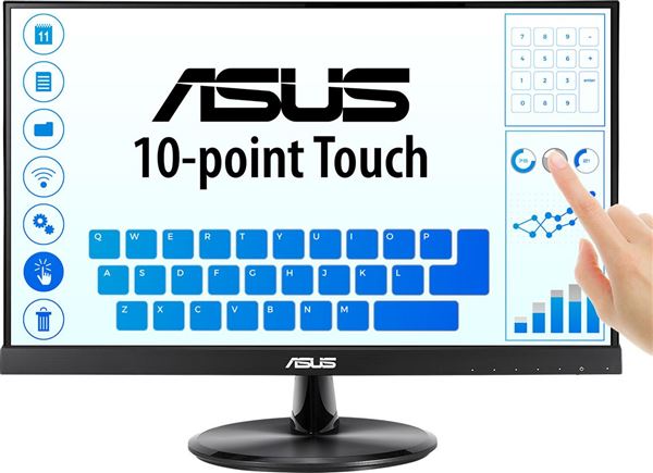 ASUS LED-MONITOR VT229H TOUCH 21.5'' IPS 1000:1 5MS HDMI VGA SPEAKER BLACK