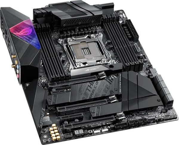 ROG STRIX X299-E GAMING II ATX ATX, Intel X299, LGA 2066, Wi-Fi 6, 2.5 Gbps LAN, USB 3.2 Gen 2, SATA