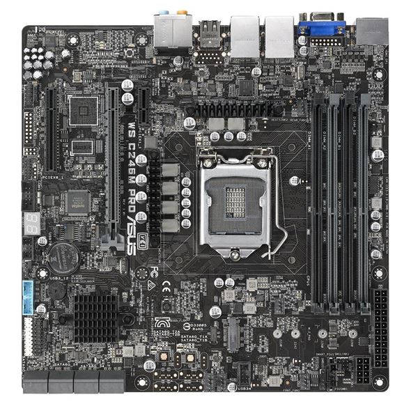 ASUS WS C246M PRO LGA1151 SOCKET MICRO ATX C246 ONBOARD GRAPHIC