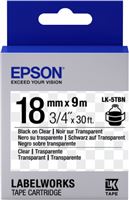 ETIKETTENKASSETTE LK-5TBN Epson Etikettenkassette LK-5TBN - Transparent - schwarz auf transparent -