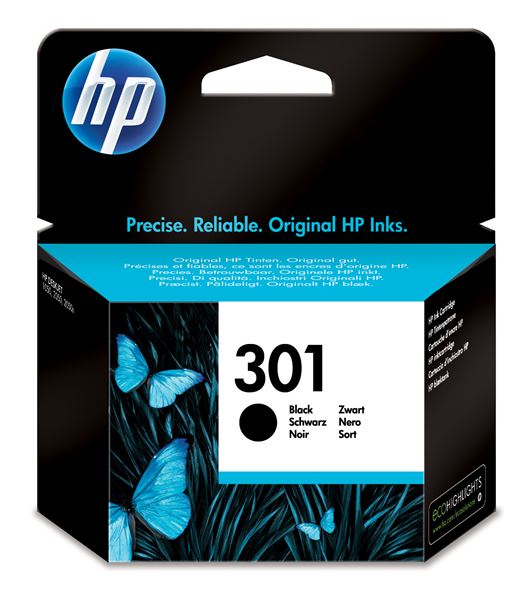 HEWLETT-PACKARD INK BLACK CARTRIDGE NO. 301