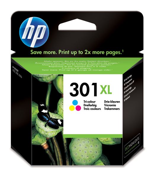 HEWLETT-PACKARD INK TRI-COLOR NO. 301XL