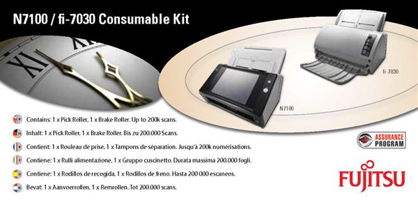 CONSUMABLE KIT N7100 for N7100 includes 1 x Break Roller and 1 X Pick Roller ( for total max. lifeti