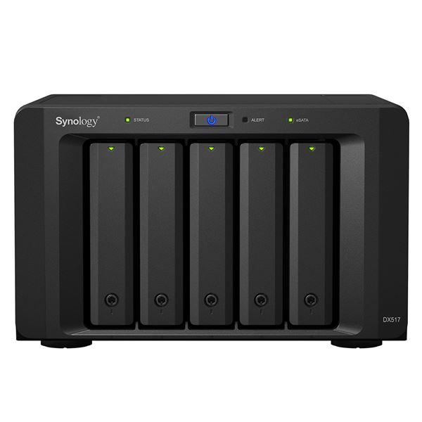 DX517 5 BAY EXPANSION UNIT F Synology DX517 Extern - 5 x HDD Supported - 5 x Gesamtschacht - 5 x 2,5