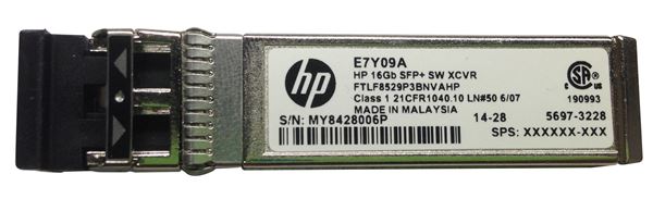 HPE TRANSCEIVER 16G SFP+ SW 100M